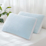 Shredded Memory Foam Cooling Soft Pillows King Size Set of 2, Adjustable Hypoallergenic Hotel Quality Bed Pillow for Side, Back and Stomach Sleeper